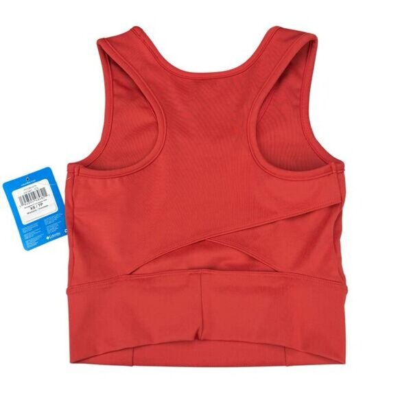 Columbia Women's Windgates II Cropped Top In Tan/Red Hibiscus Size XS - Picture 5 of 5